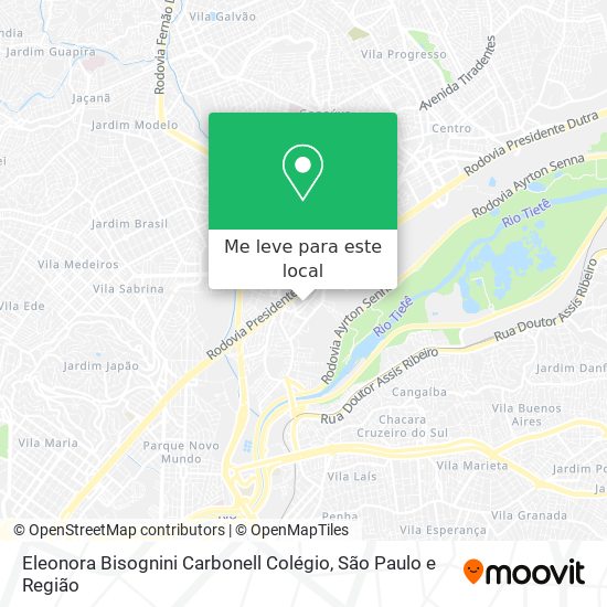 Eleonora Bisognini Carbonell Colégio mapa