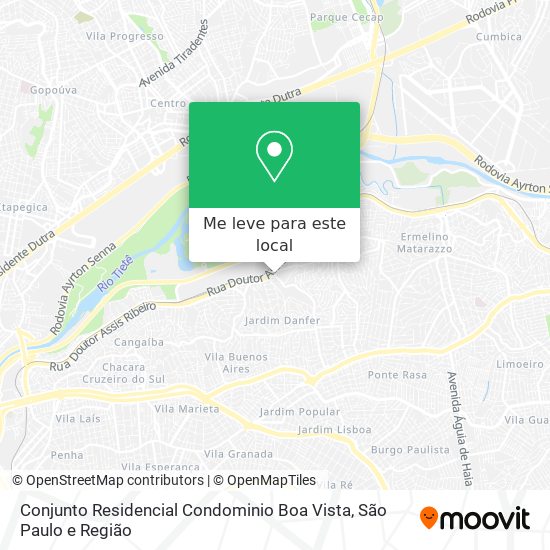 Conjunto Residencial Condominio Boa Vista mapa