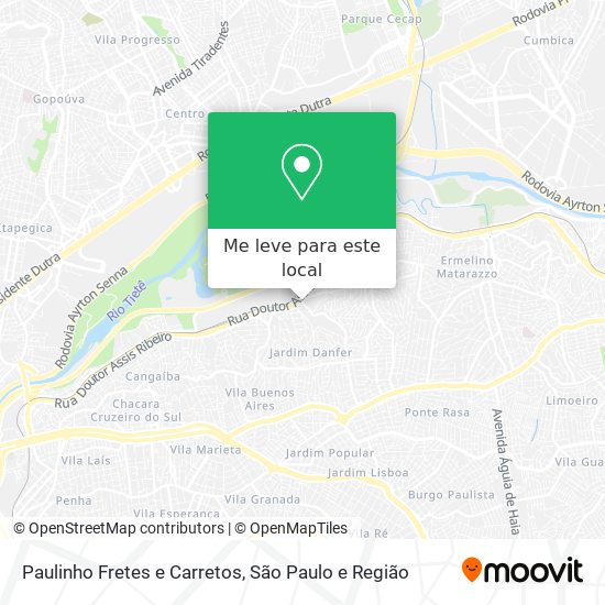 Paulinho Fretes e Carretos mapa