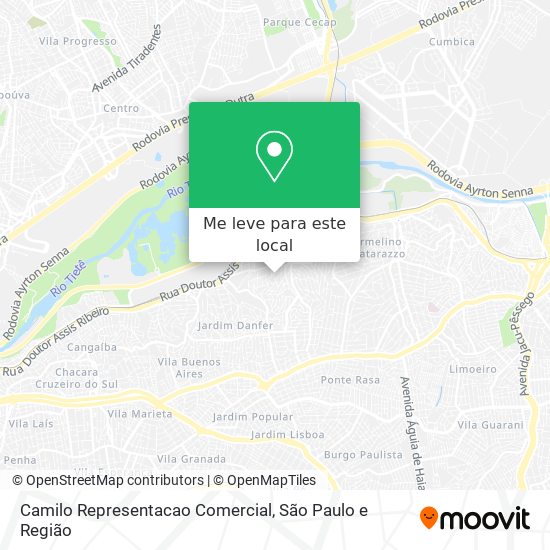 Camilo Representacao Comercial mapa