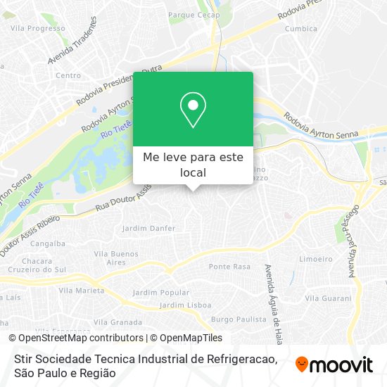 Stir Sociedade Tecnica Industrial de Refrigeracao mapa