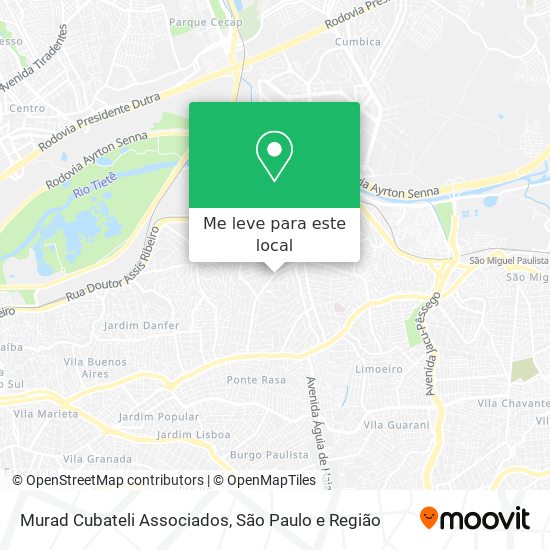 Murad Cubateli Associados mapa