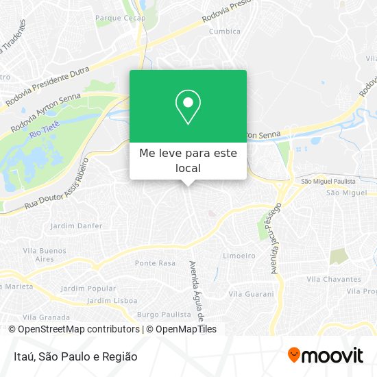 Itaú mapa