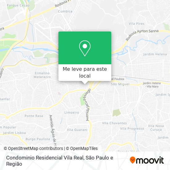 Condominio Residencial Vila Real mapa