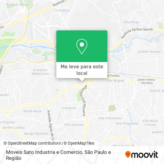 Moveis Sato Industria e Comercio mapa