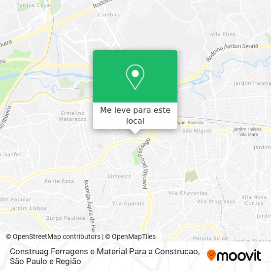 Construag Ferragens e Material Para a Construcao mapa