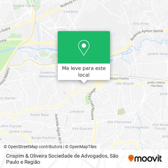 Crispim & Oliveira Sociedade de Advogados mapa