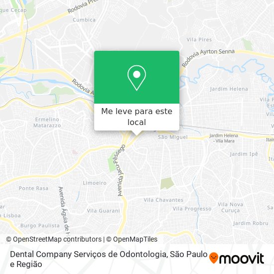 Dental Company Serviços de Odontologia mapa