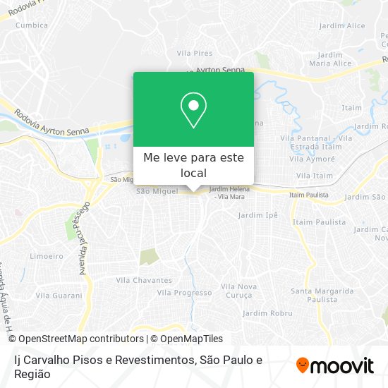 Ij Carvalho Pisos e Revestimentos mapa