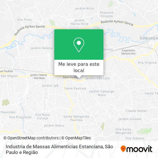 Industria de Massas Alimenticias Estanciana mapa