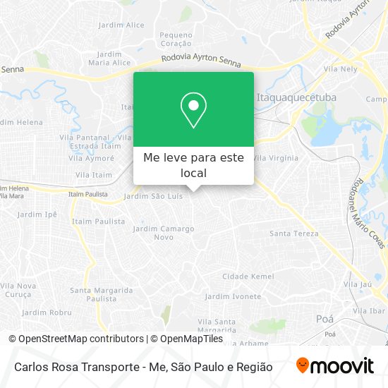 Carlos Rosa Transporte - Me mapa