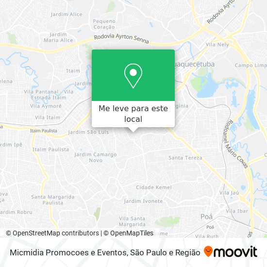 Micmidia Promocoes e Eventos mapa