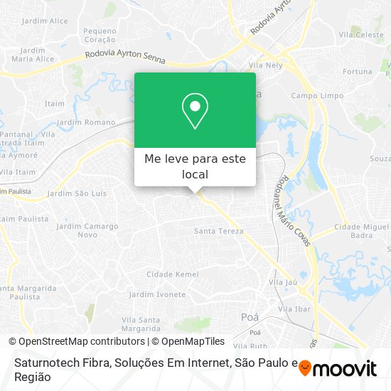 Saturnotech Fibra, Soluções Em Internet mapa