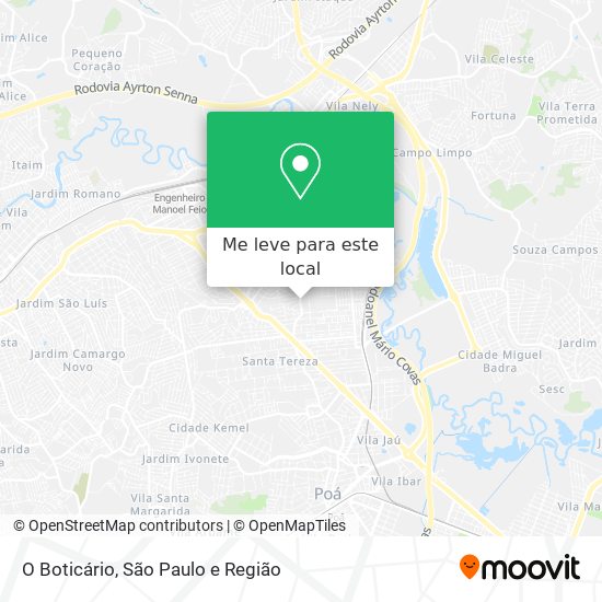 O Boticário mapa