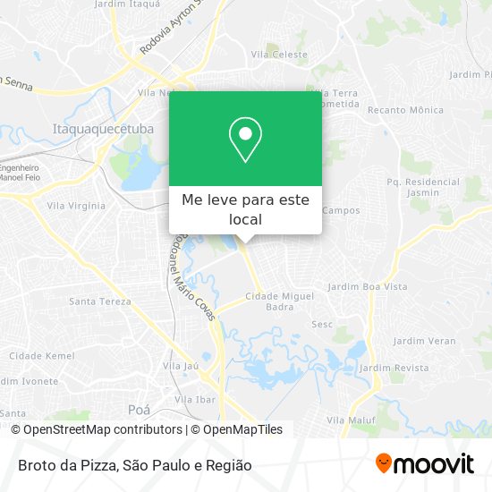 Broto da Pizza mapa