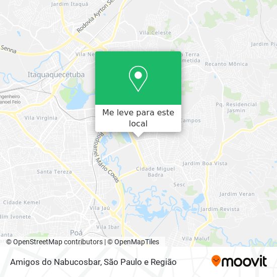 Amigos do Nabucosbar mapa