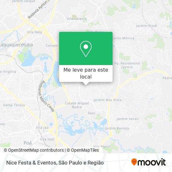 Nice Festa & Eventos mapa