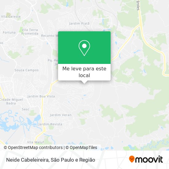 Neide Cabeleireira mapa