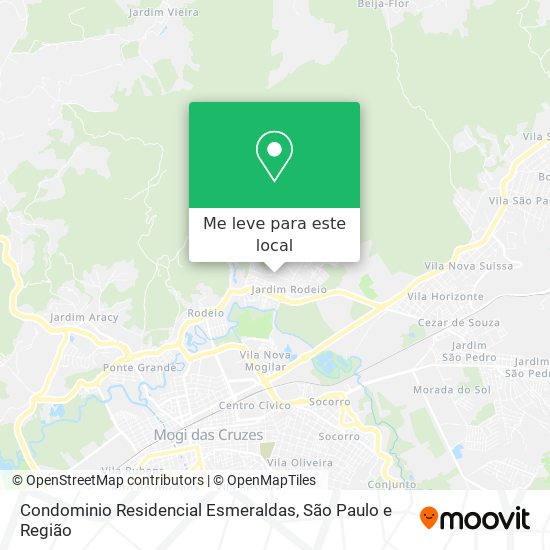 Condominio Residencial Esmeraldas mapa