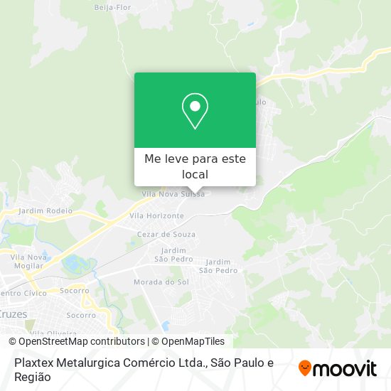 Plaxtex Metalurgica Comércio Ltda. mapa