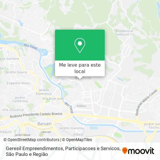 Geresil Empreendimentos, Participacoes e Servicos mapa