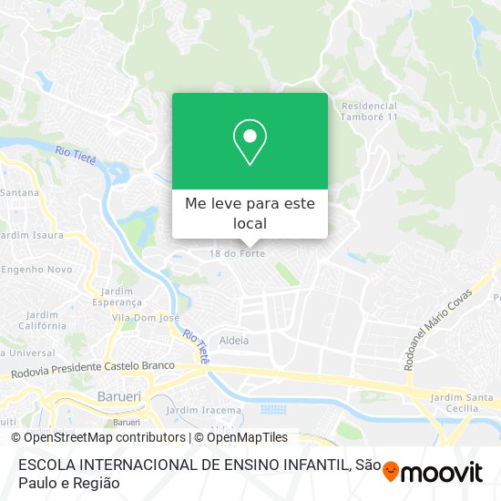 ESCOLA INTERNACIONAL DE ENSINO INFANTIL mapa