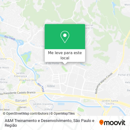 A&M Treinamento e Desenvolvimento mapa