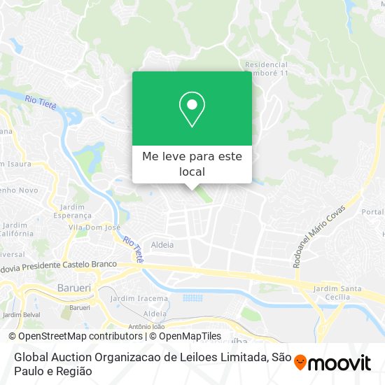 Global Auction Organizacao de Leiloes Limitada mapa