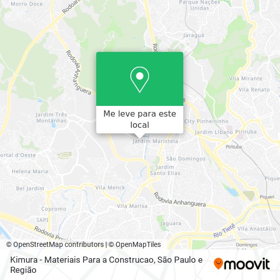 Kimura - Materiais Para a Construcao mapa