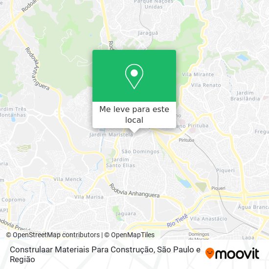 Construlaar Materiais Para Construção mapa