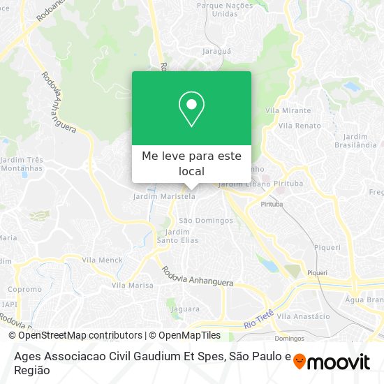 Ages Associacao Civil Gaudium Et Spes mapa