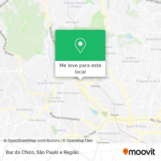 Bar do Chico mapa