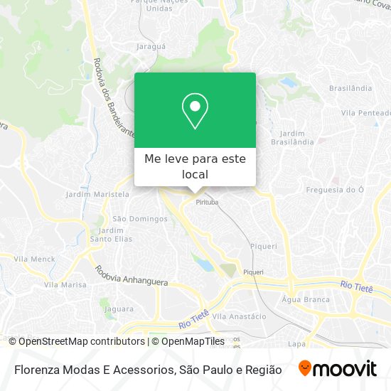 Florenza Modas E Acessorios mapa