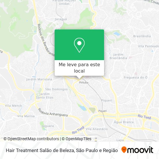 Hair Treatment Salão de Beleza mapa