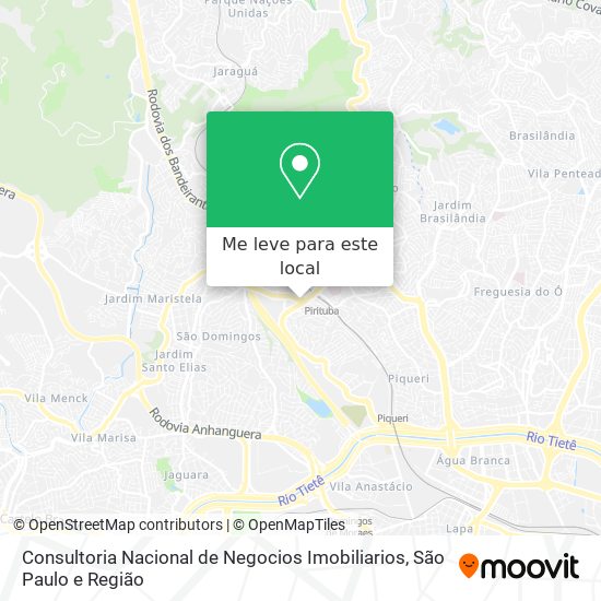 Consultoria Nacional de Negocios Imobiliarios mapa