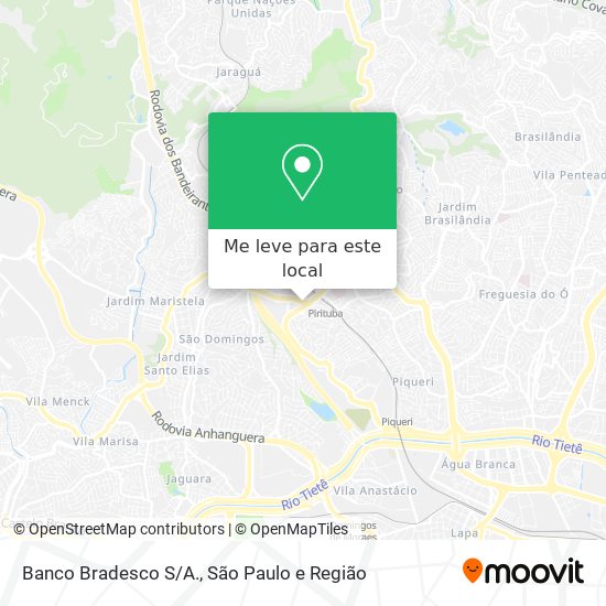 Banco Bradesco S/A. mapa