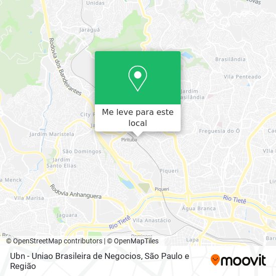 Ubn - Uniao Brasileira de Negocios mapa