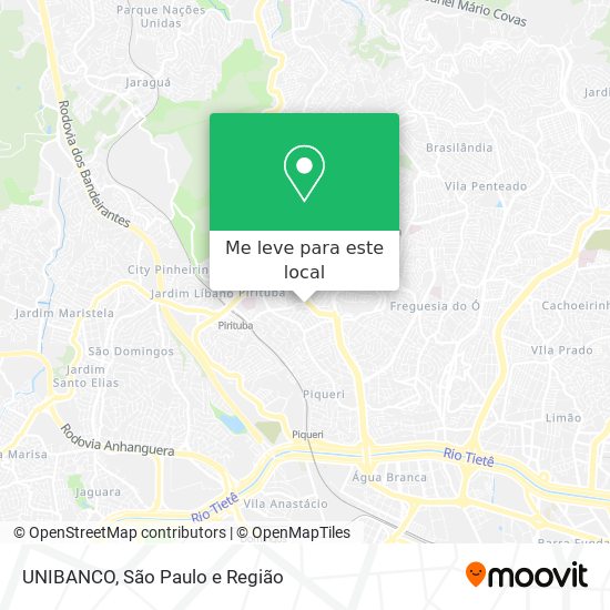 UNIBANCO mapa