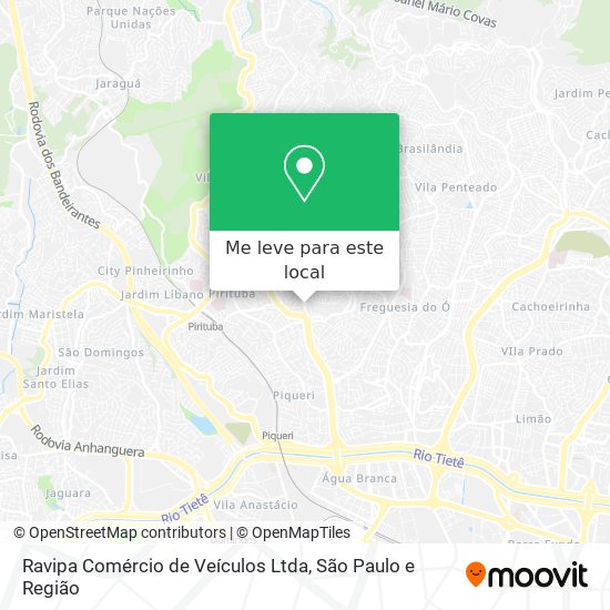 Ravipa Comércio de Veículos Ltda mapa