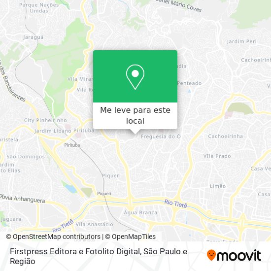 Firstpress Editora e Fotolito Digital mapa