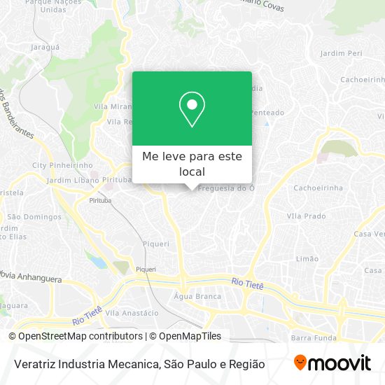 Veratriz Industria Mecanica mapa