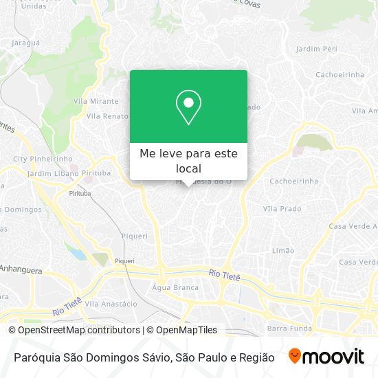 Paróquia São Domingos Sávio mapa