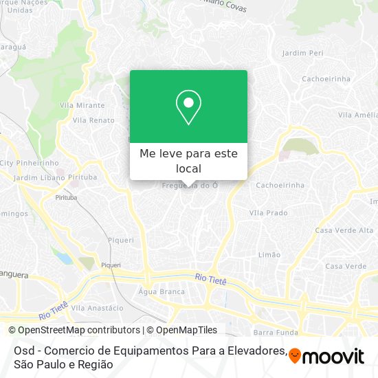 Osd - Comercio de Equipamentos Para a Elevadores mapa