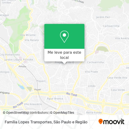 Familia Lopes Transportes mapa