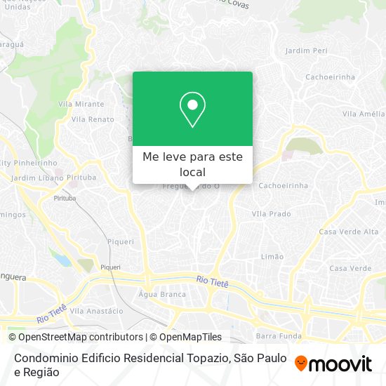 Condominio Edificio Residencial Topazio mapa