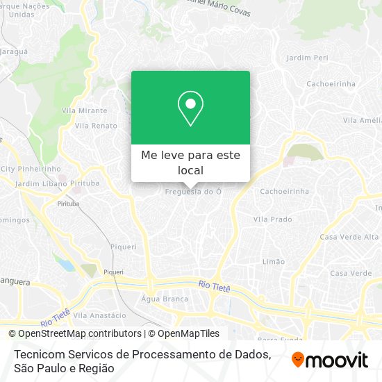 Tecnicom Servicos de Processamento de Dados mapa