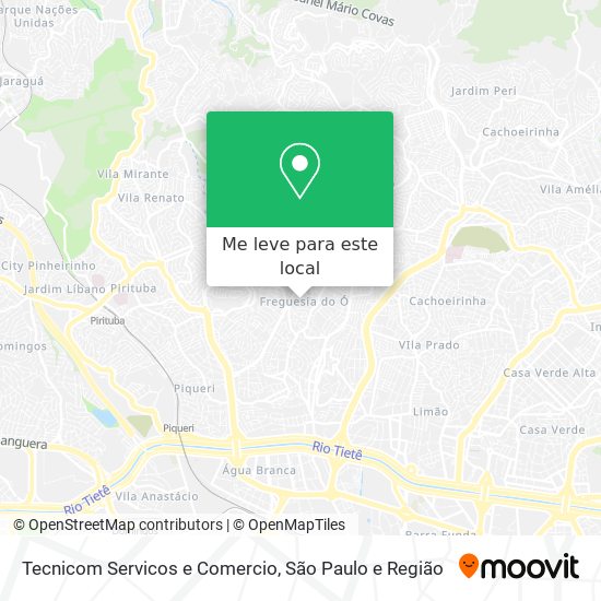 Tecnicom Servicos e Comercio mapa