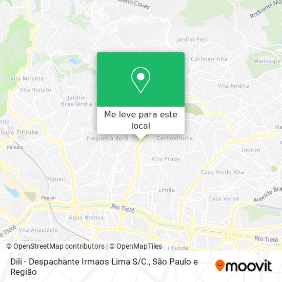 Dili - Despachante Irmaos Lima S / C. mapa