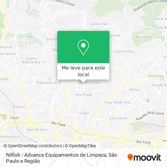 Nilfisk - Advance Equipamentos de Limpeza mapa