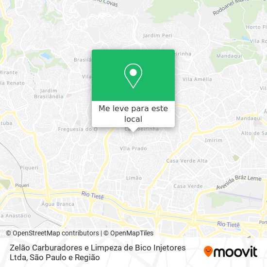 Zelão Carburadores e Limpeza de Bico Injetores Ltda mapa